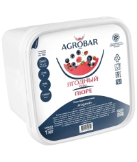 Пюре замороженное Agrobar Ягодный Микс 1000 г Пюре замороженное Agrobar Ягодный Микс 1000 г