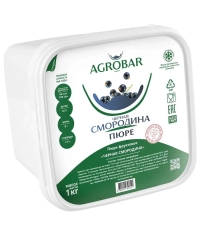 Пюре замороженное Agrobar Черная Смородина без сахара 1000 г Пюре замороженное Agrobar Черная Смородина без сахара 1000 г
