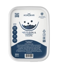 Пюре замороженное Agrobar Черника 250 г