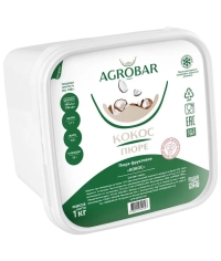 Пюре замороженное Agrobar Кокос без сахара 1000 г