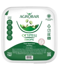 Пюре замороженное Agrobar Огурец без сахара 1000 г