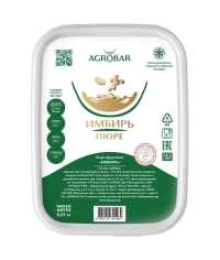 Пюре замороженное Agrobar Имбирь без сахара 250 г