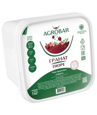 Пюре замороженное Agrobar Гранат без сахара 1000 г