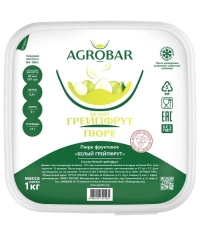 Пюре замороженное Agrobar Грейпфрут без сахара 1000 г