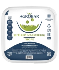 Пюре замороженное Agrobar Крыжовник зеленый 1000 г