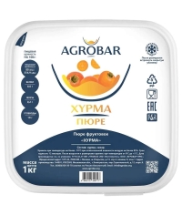 Пюре замороженное Agrobar Хурма 1000 г