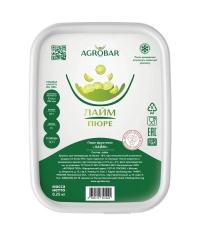 Пюре замороженное Agrobar Лайм без сахара 250 г