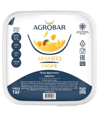 Пюре замороженное Agrobar Манго 1000 г
