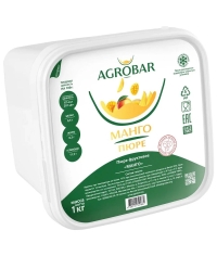 Пюре замороженное Agrobar Манго без сахара 1000 г Пюре замороженное Agrobar Манго без сахара 1000 г
