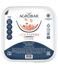 Пюре замороженное Agrobar Нектарин 1000 г