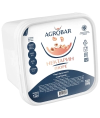 Пюре замороженное Agrobar Нектарин 1000 г
