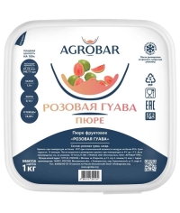Пюре замороженное Agrobar Гуава Розовая 1000 г