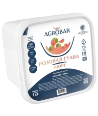 Пюре замороженное Agrobar Гуава Розовая 1000 г