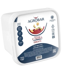 Пюре замороженное Agrobar Слива Красная 1000 г Пюре замороженное Agrobar Слива Красная 1000 г