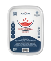 Пюре замороженное Agrobar Клубника 250 г