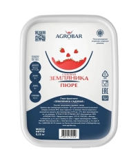 Пюре замороженное Agrobar Земляника садовая 250 г