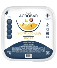 Пюре замороженное Agrobar Тропический Микс 1000 г