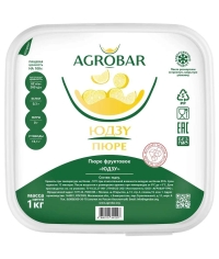 Пюре замороженное Agrobar Юдзу без сахара 1000 г
