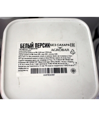 Пюре замороженное Agrobar Белый Персик без сахара 1000 г