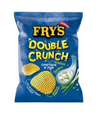 Чипсы рифленые FRY’S Нежная сметана и дерзкий лук 70 г