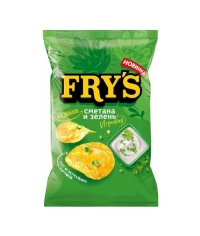 Чипсы FRY’S Нежная сметана и игривая зелень 35 г