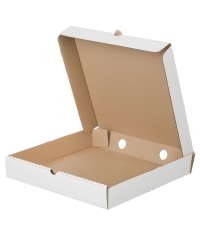 Коробка для пиццы Fupeco Белый-Крафт 300×300×40 мм