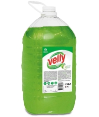 Средство для мытья посуды Grass Velly Light Зеленое яблоко 5 л ПЭТ