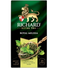 Чай зеленый аром. Richard Royal Melissa 25 саше × 1,5 г