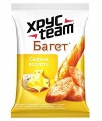 Сухарики ХРУСteam Багет Микс 60 г Хрустим