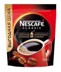 Кофе раств. с молотым Nescafé Classic пакет 500 г