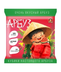 Мармеладные жевательные конфеты UNCLE YU кубик Арбуз 55 г