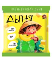 Мармеладные жевательные конфеты UNCLE YU кубик Дыня 100 г