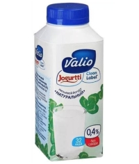 Йогурт Valio натуральный 0.4% питьево