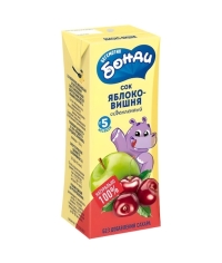 Сок BONDI Яблоко Вишня 200 мл тетрапак