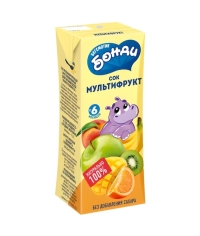 Сок BONDI Мультифрукт 200 мл тетрапак