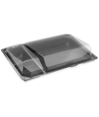 Крышка к контейнеру для суши Витрина КД-011 секционная 220×148×40 мм Прозрачная OPS Крышка к контейнеру для суши Витрина КД-011 секционная 220×148×40 мм Прозрачная OPS