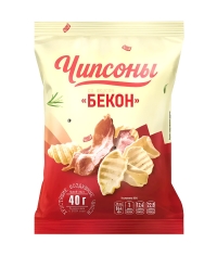 Чипсы картофельные Чипсоны Бекон 40 г