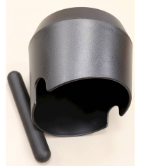 Черный ABS силиконовый Нок-бокс для отходов кофе d=148 мм
