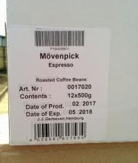 Кофе в зернах Movenpick Espresso 500 г