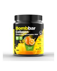 Коллаген в порошке Bombbar Pro - С Хондроитином, Глюкозамином и МСМ со вкусом Цитруса (180г)