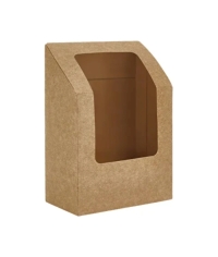 Упаковка для роллов DoEco ROLL Крафт 90×50×130 мм