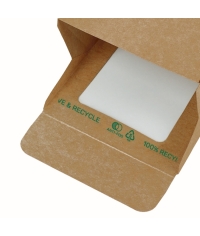 Упаковка для роллов DoEco ROLL Крафт 90×50×130 мм Упаковка для роллов DoEco ROLL Крафт 90×50×130 мм