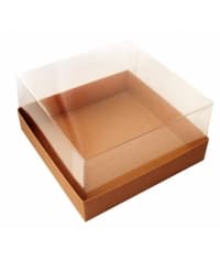 Дно коробки для торта Крафт-Крафт 240×240×40мм