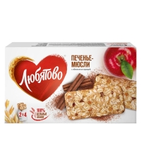 Печенье Любятово Мюсли с яблоком и корицей 120 г