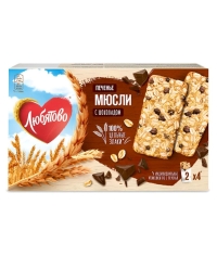 Печенье Любятово Мюсли с шоколадом 120 г