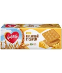 Крекер Любятово Янтарный с сыром 204 г