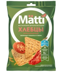 Хлебцы мультизлаковые MATTI С вялеными томатами и тмином 75 г