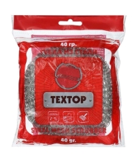 Мочалка металлическая Textop Mega для посуды 40 г