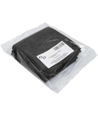 Салфетка из микрофибры Оптимум 30×30 см Черная 5 шт.