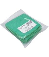 Салфетка из микрофибры Оптимум 30×30 см Зеленая 5 шт.